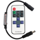 Controlador LED RF 11 teclas 5&ndash;24V preto com conector DC 5,5&times;2,1 - Thumb - 1