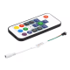 Controlador LED RF 5-24V 17 teclas com cabo DC | Fitas e Cord&otilde;es LED - Thumb - 1