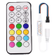 Controlador LED RF 21 teclas 5-24V com cabo DC - Thumb - 1