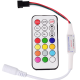 Controlador LED IR 21 teclas 5-24V com entrada DC - Thumb - 1