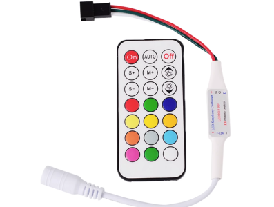 Controlador LED IR 21 teclas 5-24V com cabo DC - Imagem 1