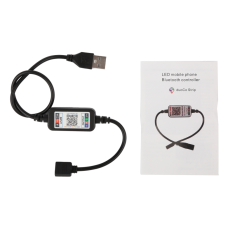 Controlador Bluetooth Mini LED 4 pinos 5-24V Preto