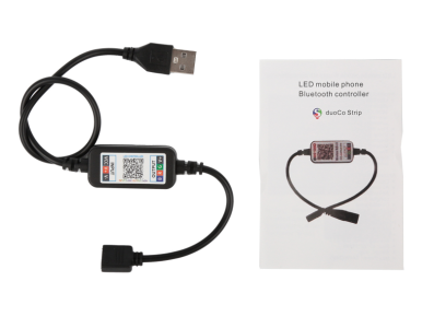 Controlador Bluetooth Mini LED 4 pinos 5-24V Preto - Imagem 1