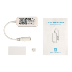 Controlador WiFi RGB 4 pinos branco 5-24V