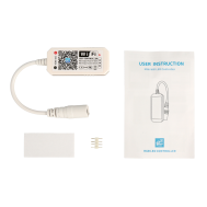 Controlador WiFi RGB 4 pinos branco 5-24V