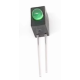Indicador para furo &uacute;nico com LED verde 3 mm integrado - Thumb - 1
