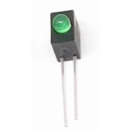 Indicador para furo &uacute;nico com LED verde 3 mm integrado