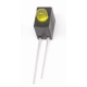 Indicador LED amarelo 3 mm com suporte para furo &uacute;nico - Thumb - 1