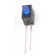 Suporte de furo &uacute;nico com LED 3 mm azul - Thumb - 1