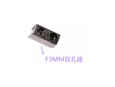 Suporte para LED 3mm com duplo furo - Imagem 1