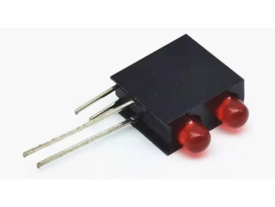 Suporte para LED indicador 3 mm com furo duplo - Imagem 1