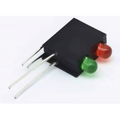 Suporte para LED 3 mm com dupla fura&ccedil;&atilde;o e LED integrado