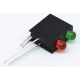 Suporte para LED 3 mm com duplo furo e LED integrado - Thumb - 1