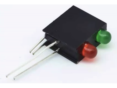 Suporte para LED 3 mm com duplo furo e LED integrado - Imagem 1