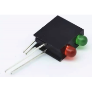 Suporte para LED 3 mm com duplo furo e LED integrado