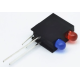 Suporte para LED 3 mm com duplo furo e luz indicadora - Thumb - 1