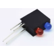 Suporte para LED 3 mm com duplo furo e luz integrada - Thumb - 1