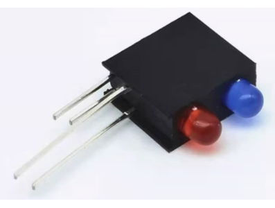 Suporte para LED 3 mm com duplo furo e luz integrada - Imagem 1