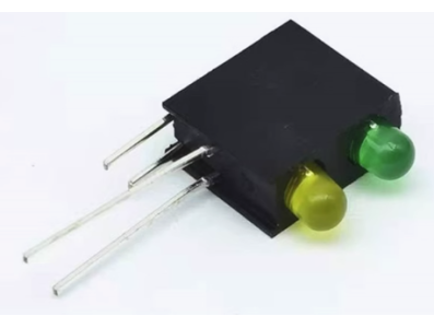 Suporte para LED 3 mm com duplo furo e luz indicadora - Imagem 1