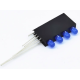 Suporte com LED indicador azul 3 mm e quatro furos - Thumb - 1