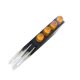 Indicador LED laranja 3 mm com suporte de 4 furos - Thumb - 1