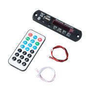 Placa decodificadora MP3 Bluetooth com slot SD, USB, receptor FM e controle remoto