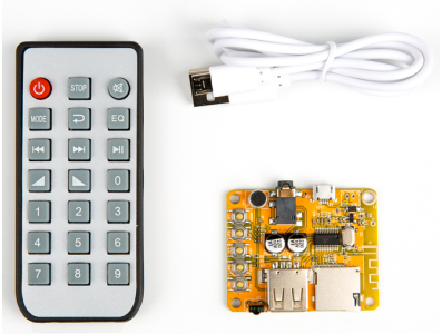 Placa receptora de &aacute;udio Bluetooth com decodificador MP3, &aacute;udio sem perdas e bateria - Imagem 6