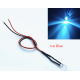 LED indicador 3 mm azul gelo (water clear) 12 a 18 V com cabo 20 cm LG - Thumb - 1