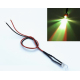 LED indicador RGB 3 mm lente transparente 22-28V com piscar r&aacute;pido e cabo 20 cm - Thumb - 1