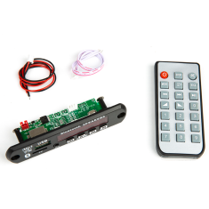 Placa receptora de &aacute;udio Bluetooth sem fio com decodificador MP3 (sem bateria)