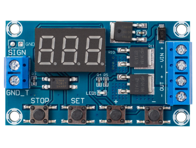 Placa temporizadora com circuito de retardo e duplo MOSFET 12/24V, substitui m&oacute;dulo rel&eacute; - Imagem 7