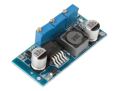 M&oacute;dulo LM2596 CC/CV para carregamento de baterias de &iacute;ons de l&iacute;tio - Imagem 1