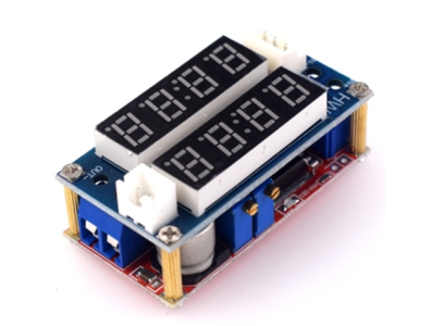 M&oacute;dulo Step-down Ajust&aacute;vel XL4015 5A CC/CV com Driver de LED, Volt&iacute;metro e Amper&iacute;metro - Imagem 1