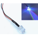 LED indicador RGB 8 mm 3 V water clear com pisca lento e cabo 20 cm - Thumb - 1