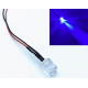 Indicador LED azul 8 mm 12&ndash;18 V transparente com cabo de 20 cm - Thumb - 1