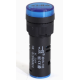 Sinaleiro piloto LED azul 16 mm AD16-16E AC/DC 12V - Thumb - 1