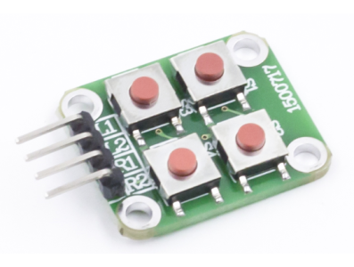 M&oacute;dulo matriz 2x2 com 4 bot&otilde;es para Arduino - Imagem 6