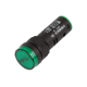 Indicador sinaleiro LED verde 16 mm AC 220 V AD16-16E - Thumb - 1