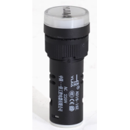 Sinaleiro Indicador LED 16 mm AD16-16E Branco AC 220V