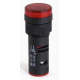 Sinaleiro indicador LED AD16-16E 16 mm AC 380 V vermelho - Thumb - 1