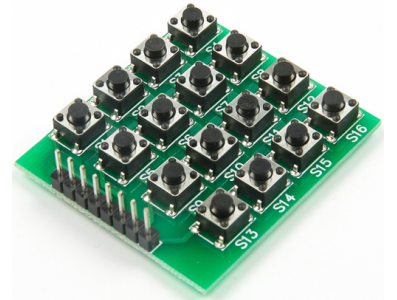 M&oacute;dulo teclado matriz 4x4 com 16 bot&otilde;es para MCU - Imagem 7