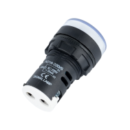 Indicador piloto LED branco 22 mm AC 220 V modelo AD16-22DS