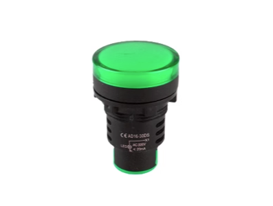 Sinaleiro LED Verde AD16-30DS 30 mm DC 6 V - Imagem 1