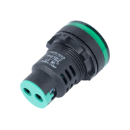 Sinaleiro Indicador LED Verde AC/DC 12V 30 mm AD16-30DS Power Pilot