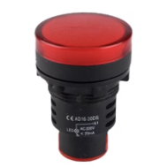 Sinaleiro LED vermelho 24V AC/DC 30 mm AD16-30DS