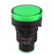Sinaleiro LED Verde AD16-30DS 30 mm AC 380 V