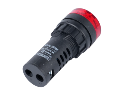 Sinaleiro LED vermelho 22 mm AC/DC 12 V AD16-22SM com buzzer integrado - Imagem 7