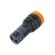 Indicador Sinalizador LED Amarelo 22 mm AC/DC 12V AD16-22SM com Buzzer Embutido - Thumb - 1