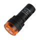 Indicador Sinalizador LED Amarelo 22 mm AD16-22SM AC 220V com buzzer integrado - Thumb - 1