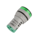 Indicador volt&iacute;metro LED verde 22 mm AC 20 a 500 V AD20-22DSV com tubo digital grande - Thumb - 7
